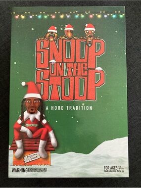 Snoop on the Stoop A Hood Tradition 12" Snoop Dogg Plush Red Outfit 2023 Sealed